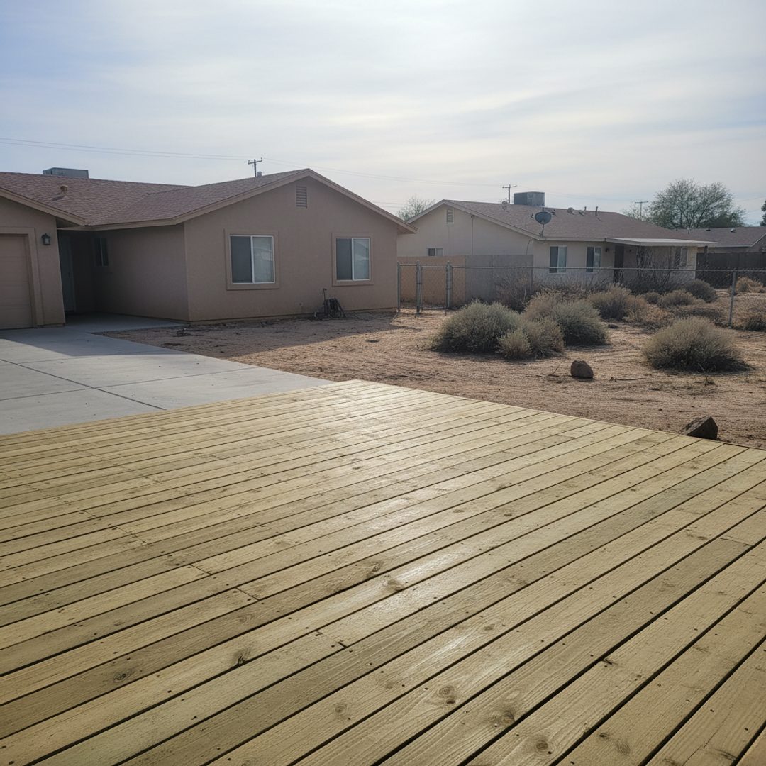 Paradise Deck completed project