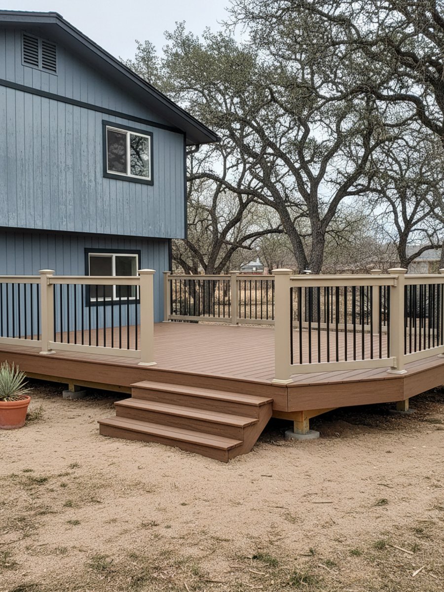 Paradise Deck crew working on a home