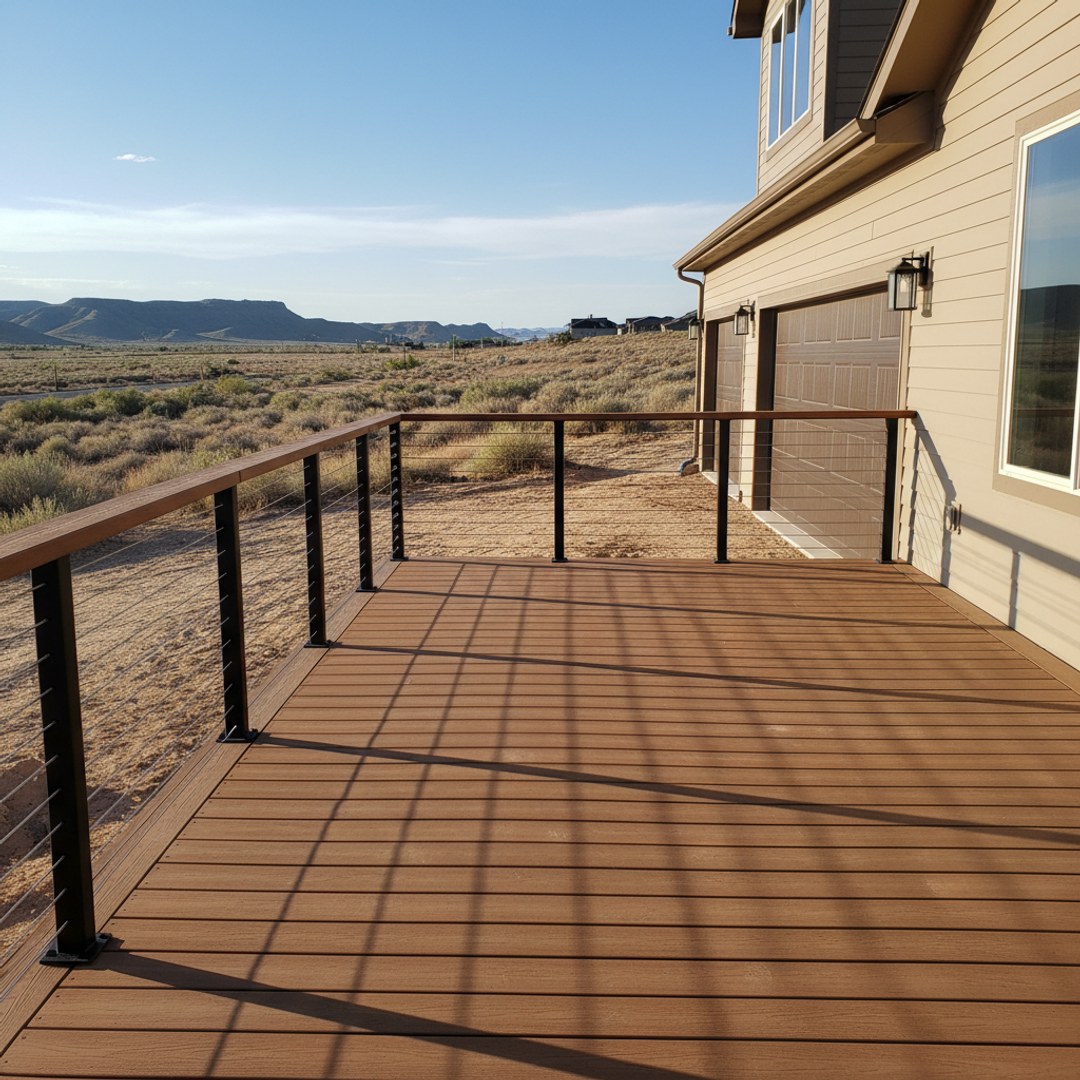 Composite Deck Installation completed by Paradise Deck in Paradise, NV