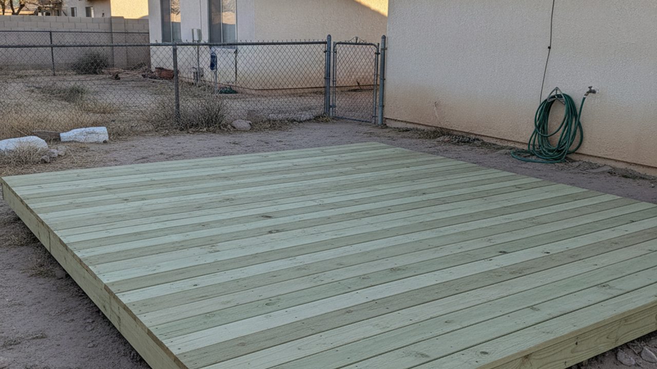 Deck Resurfacing completed by Paradise Deck in Enterprise, NV
