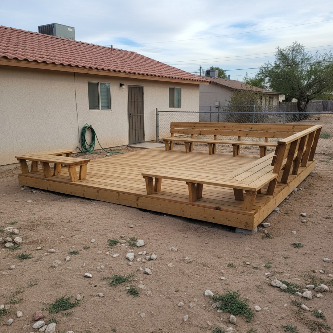 Deck Removal & Replacement completed by Paradise Deck in Whitney, NV
