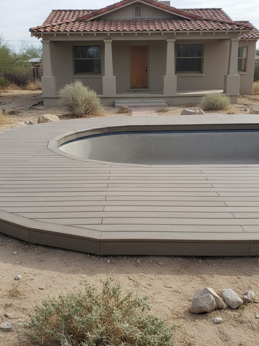 Composite Deck Installation completed by Paradise Deck in North Las Vegas, NV